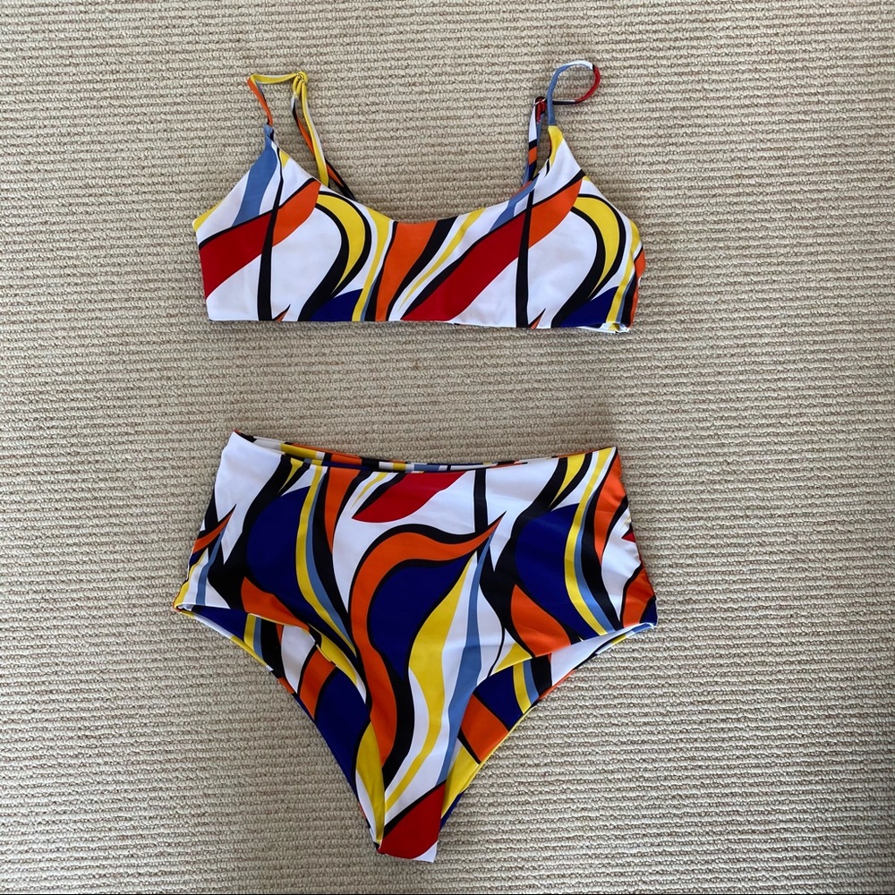 High Waisted Two Piece Swimsuit